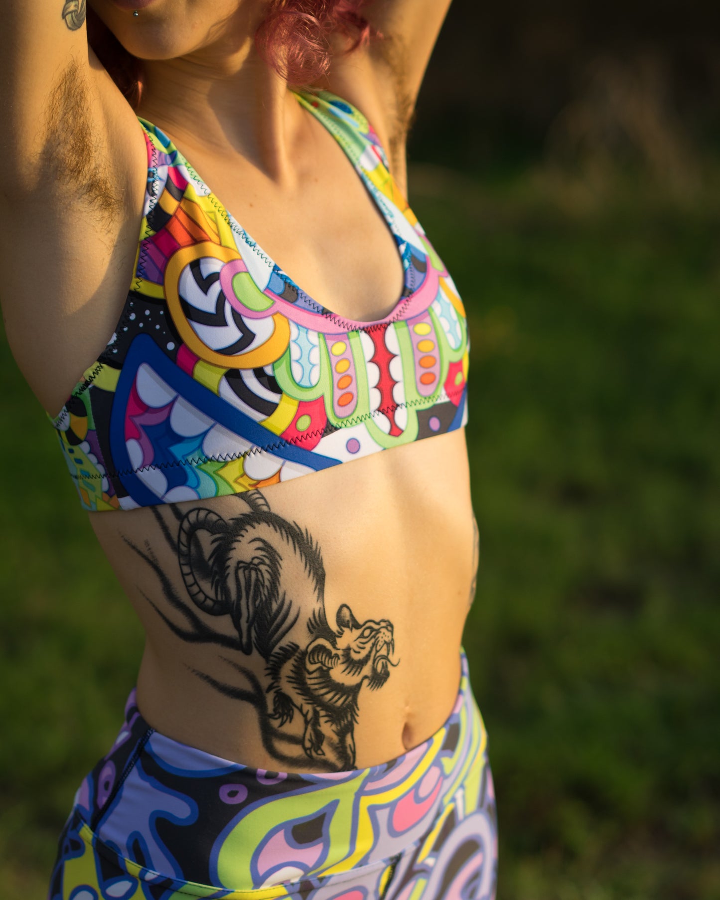 Yatuk Recycled padded bikini top 〠