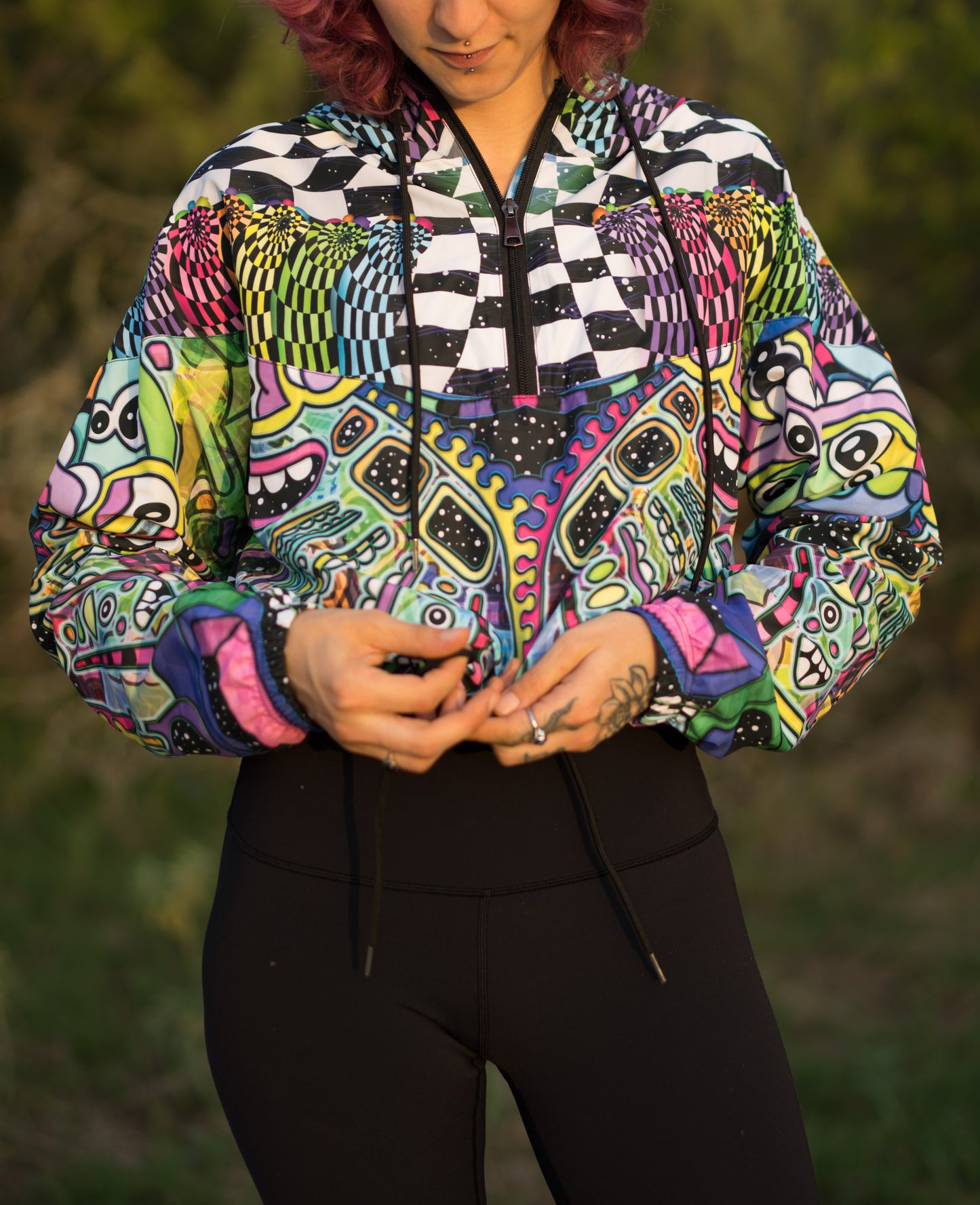 Zipnar's cropped windbreaker 〠