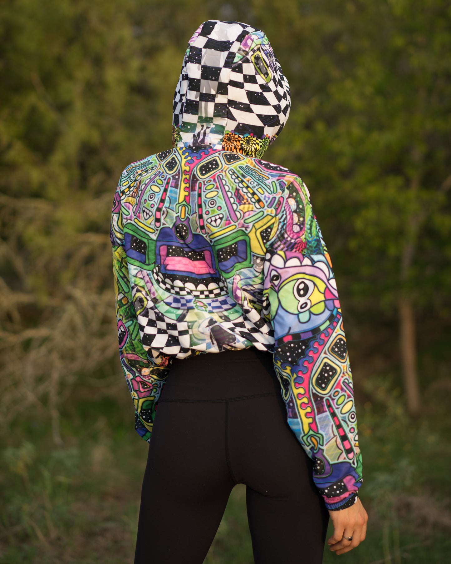 Zipnar's cropped windbreaker 〠