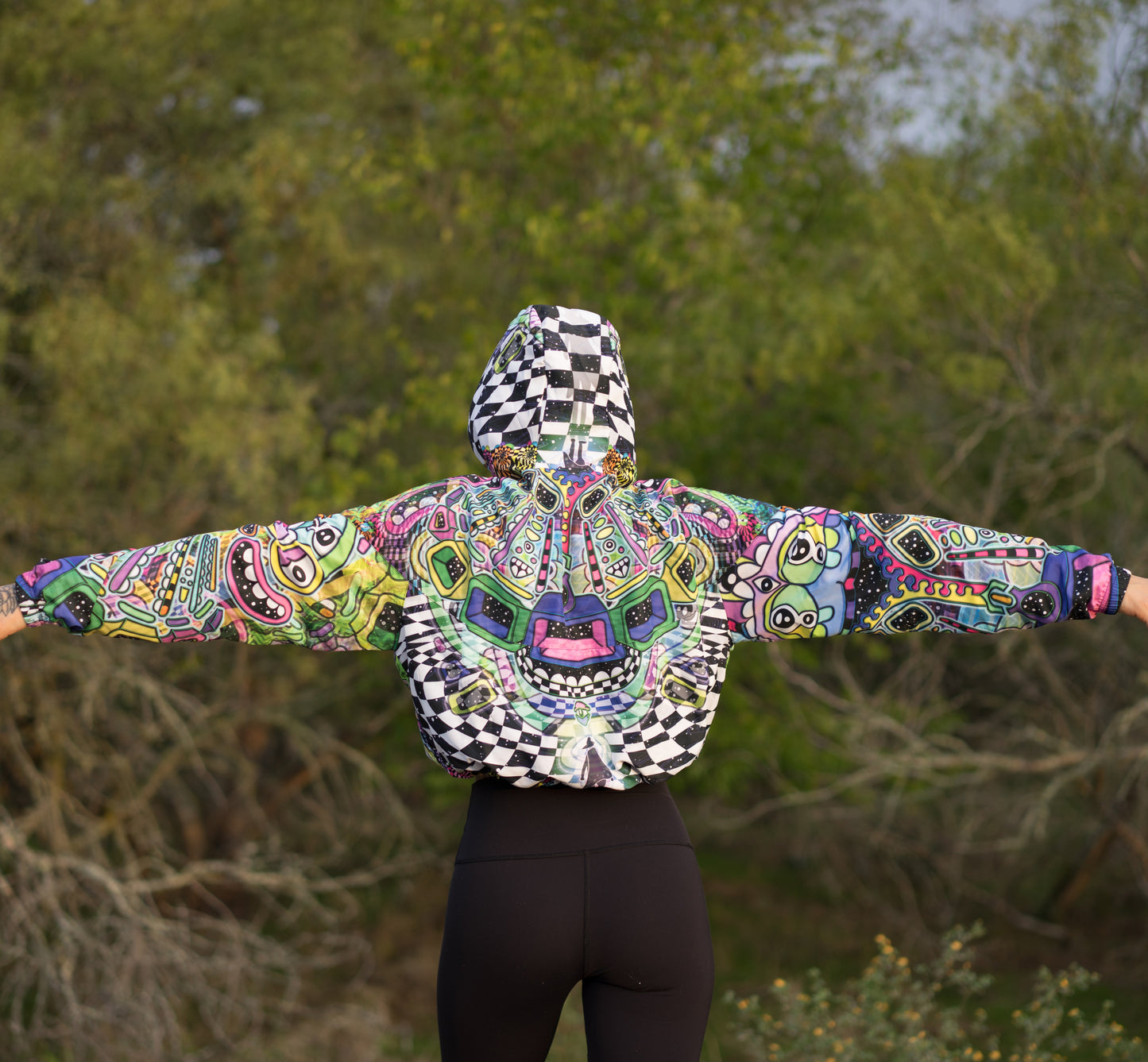 Zipnar's cropped windbreaker 〠