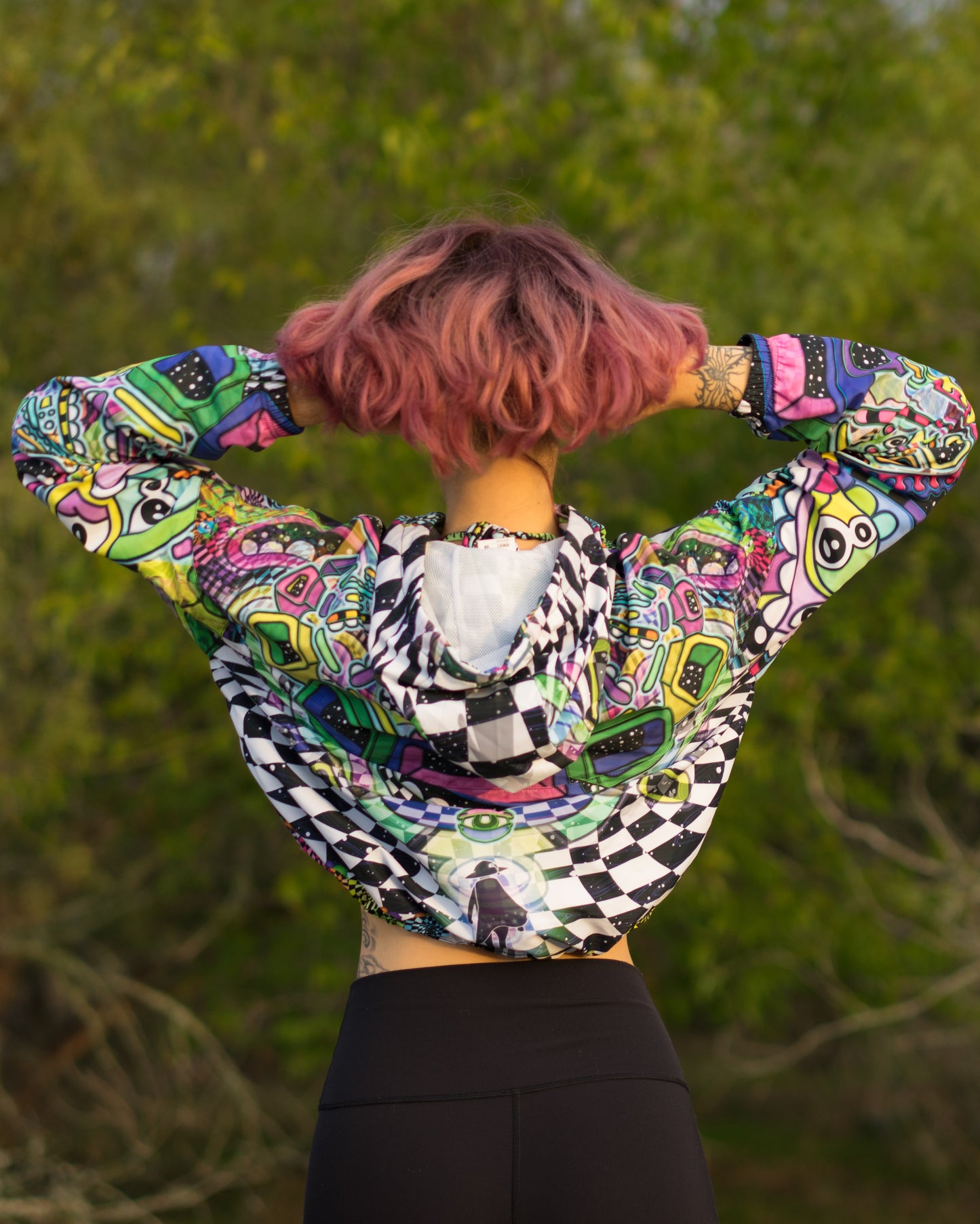 Zipnar's cropped windbreaker 〠