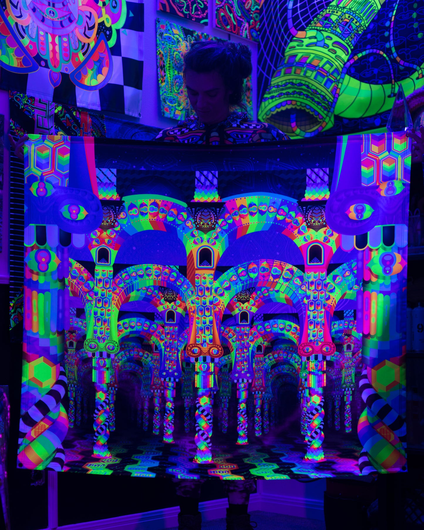 Introsanctum UV Tapestry