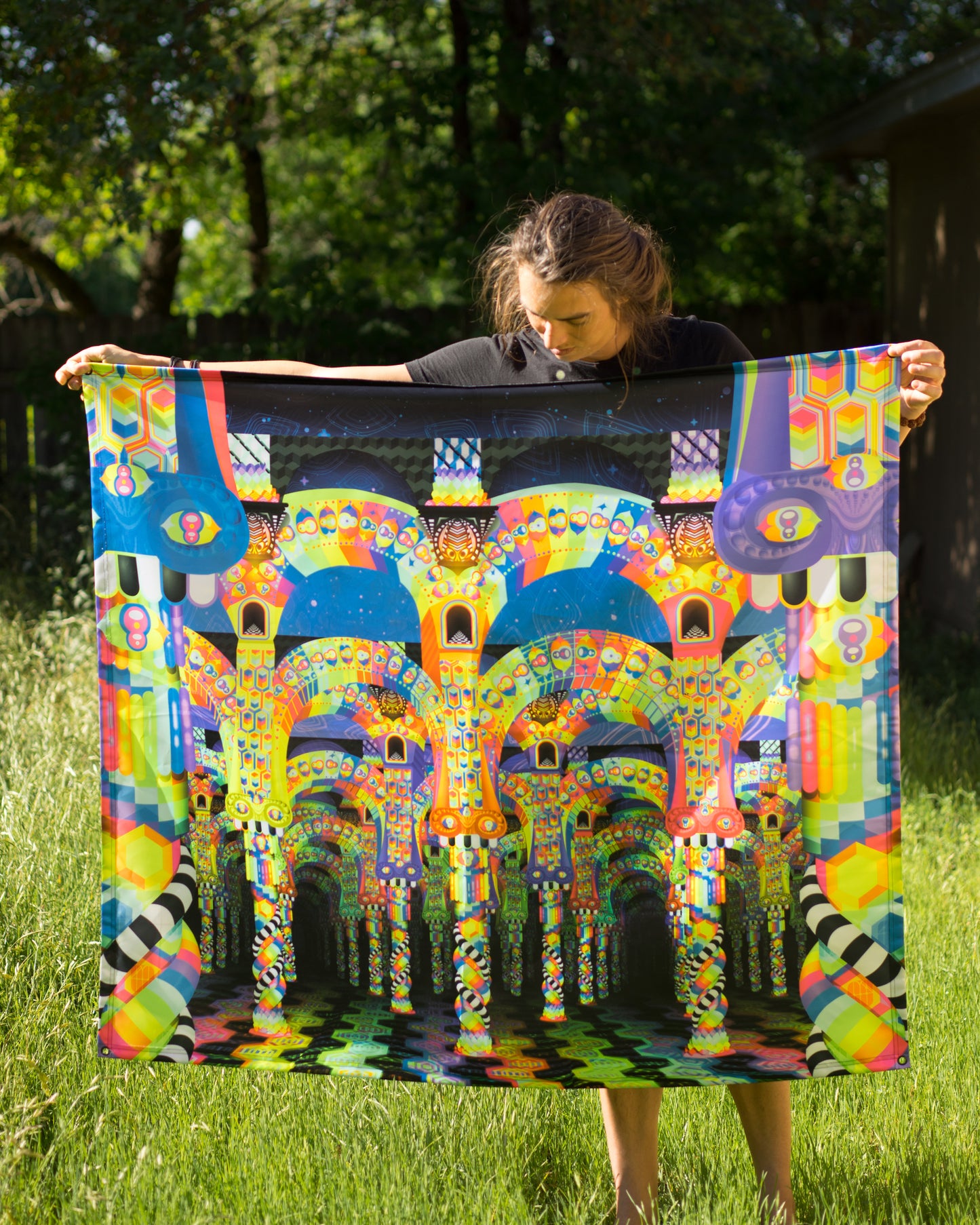 Introsanctum UV Tapestry