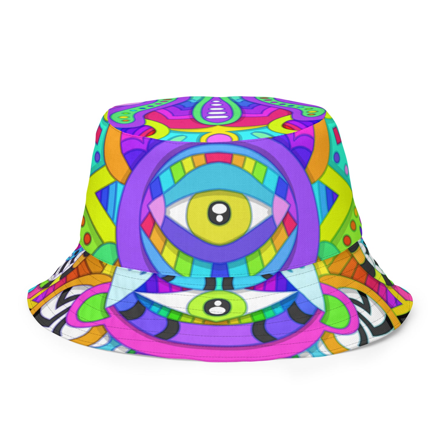Yatuk / Blobular 01 Reversible bucket hat 〠