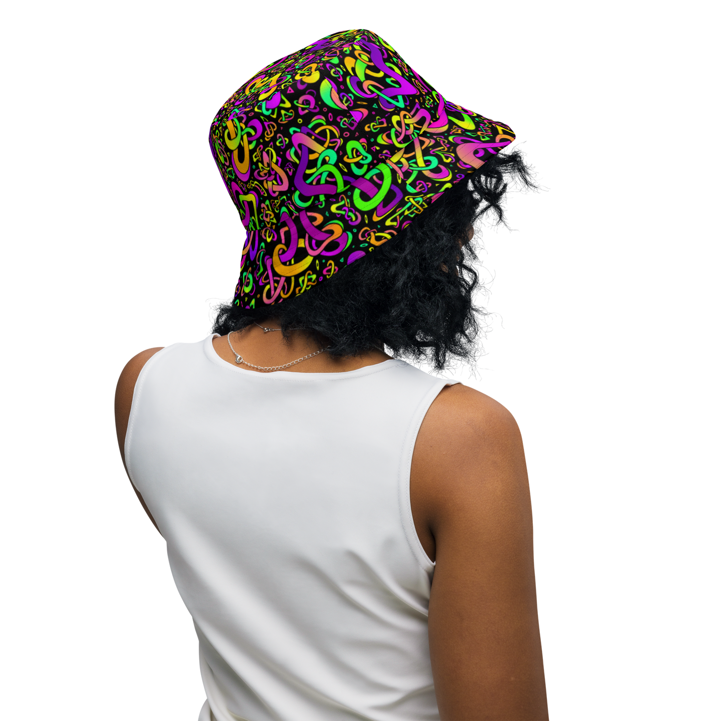 ELECTRIC LOTUS: Gobleki / Spaghett Reversible Bucket Hat