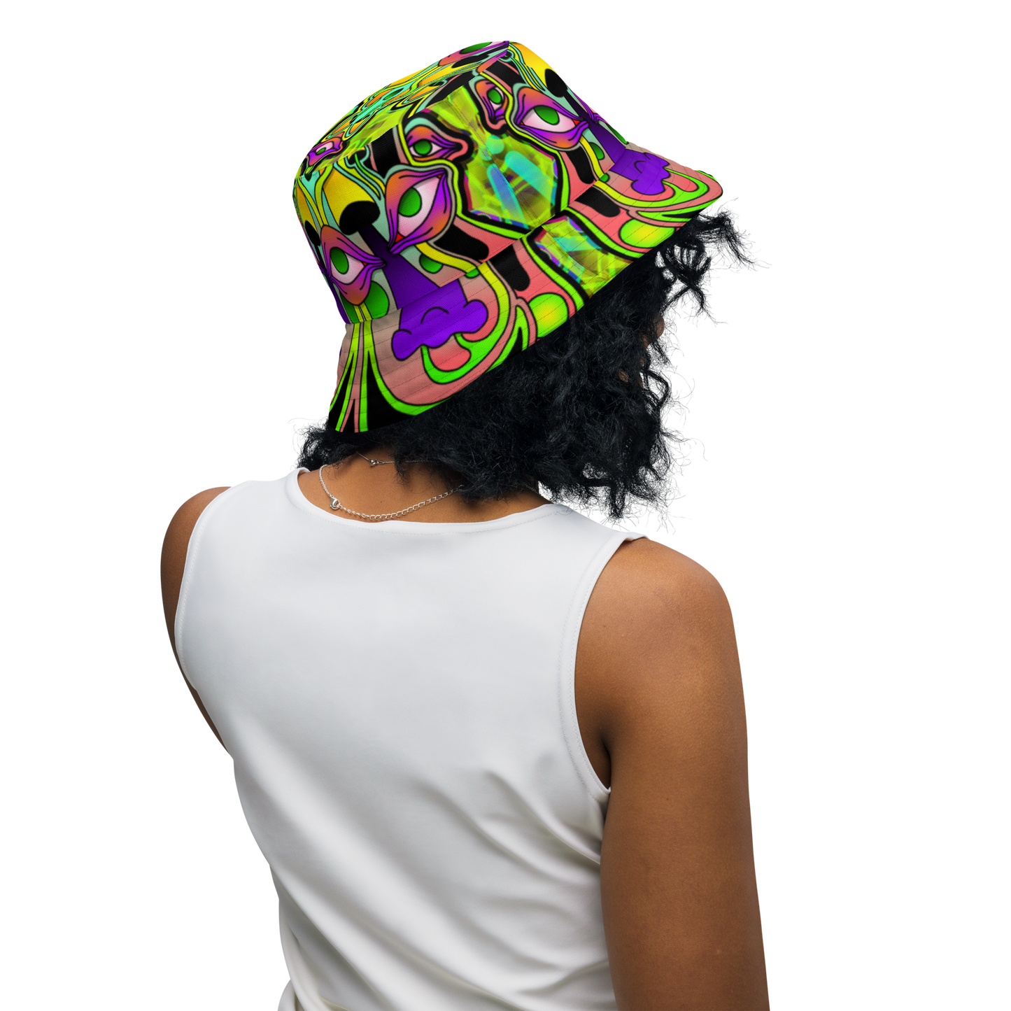 ELECTRIC LOTUS: Gobleki / Spaghett Reversible Bucket Hat