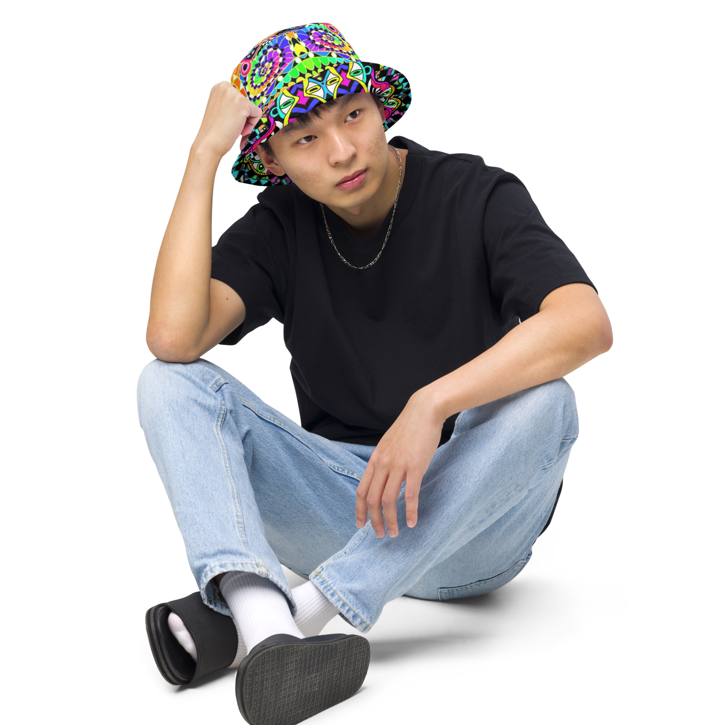 Reversible Notos / Azie bucket hat