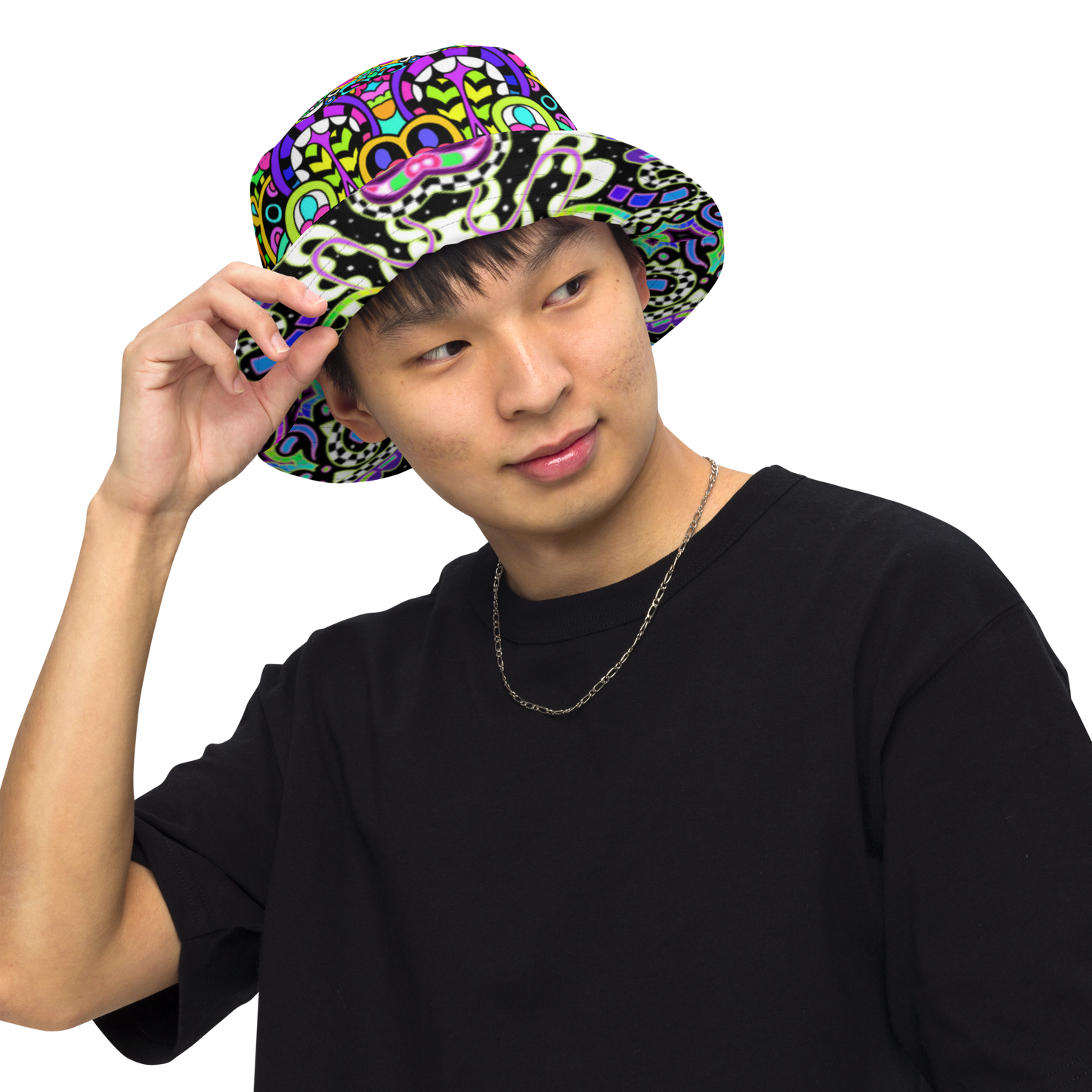 Reversible Notos / Azie bucket hat