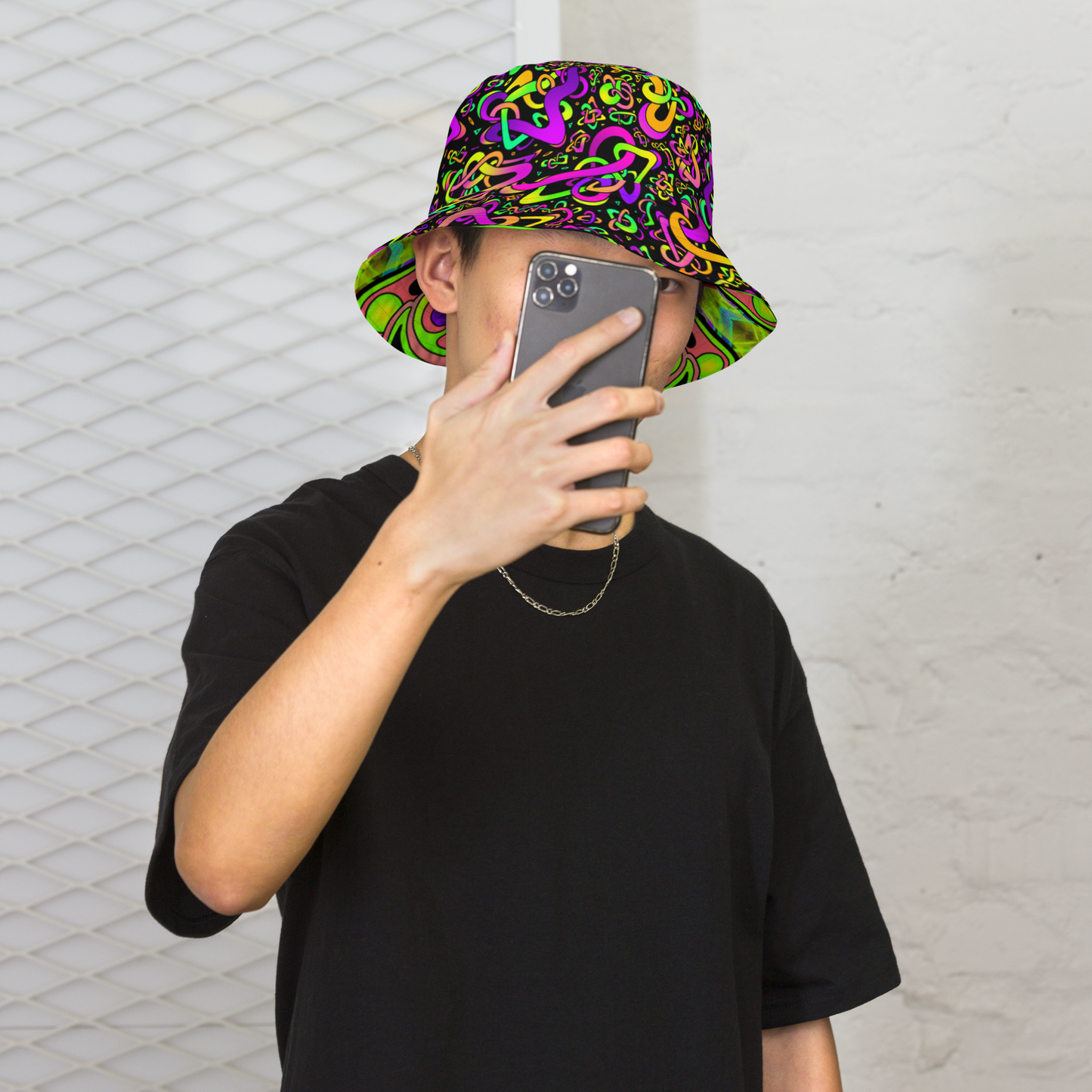 ELECTRIC LOTUS: Gobleki / Spaghett Reversible Bucket Hat