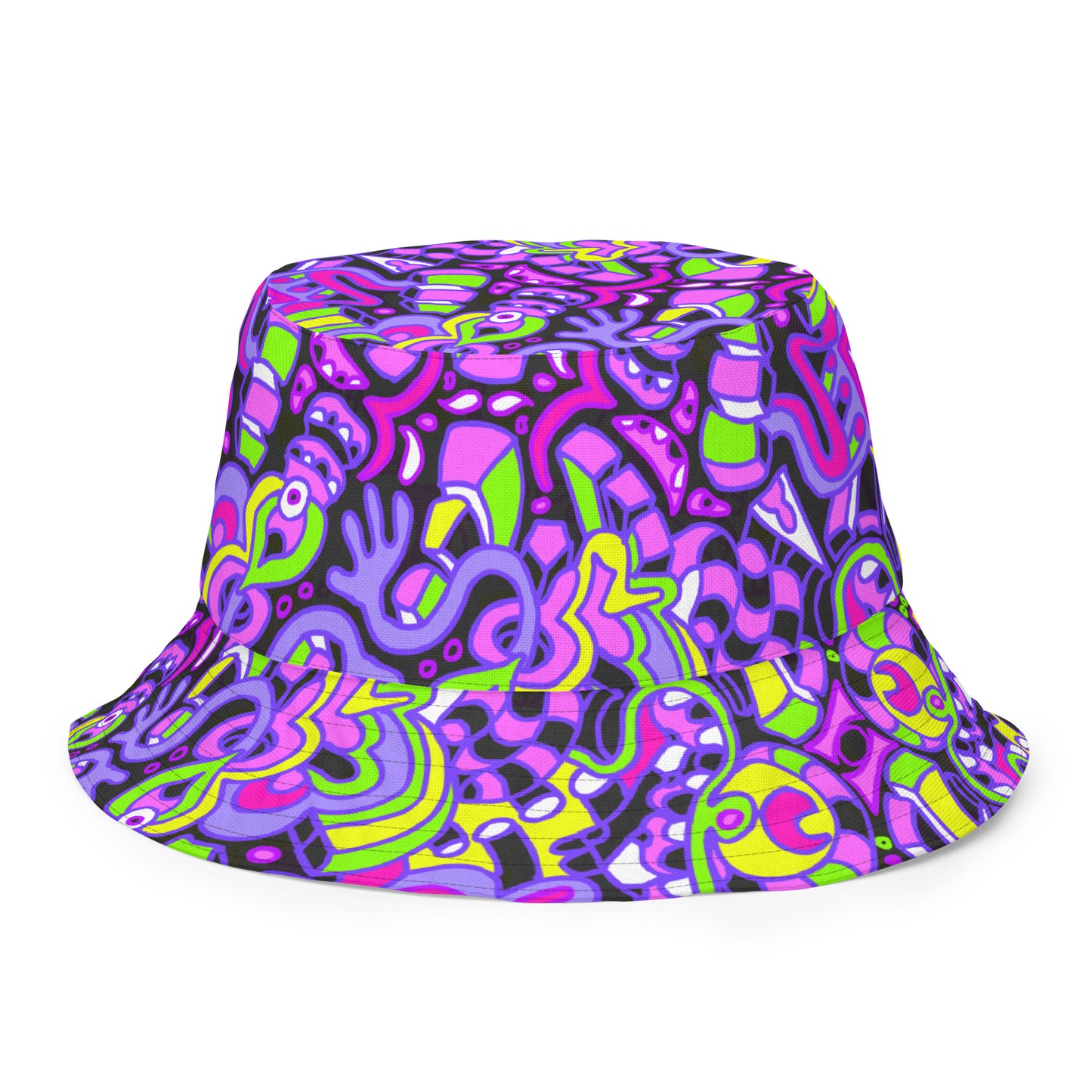 Yatuk / Blobular 01 Reversible bucket hat 〠