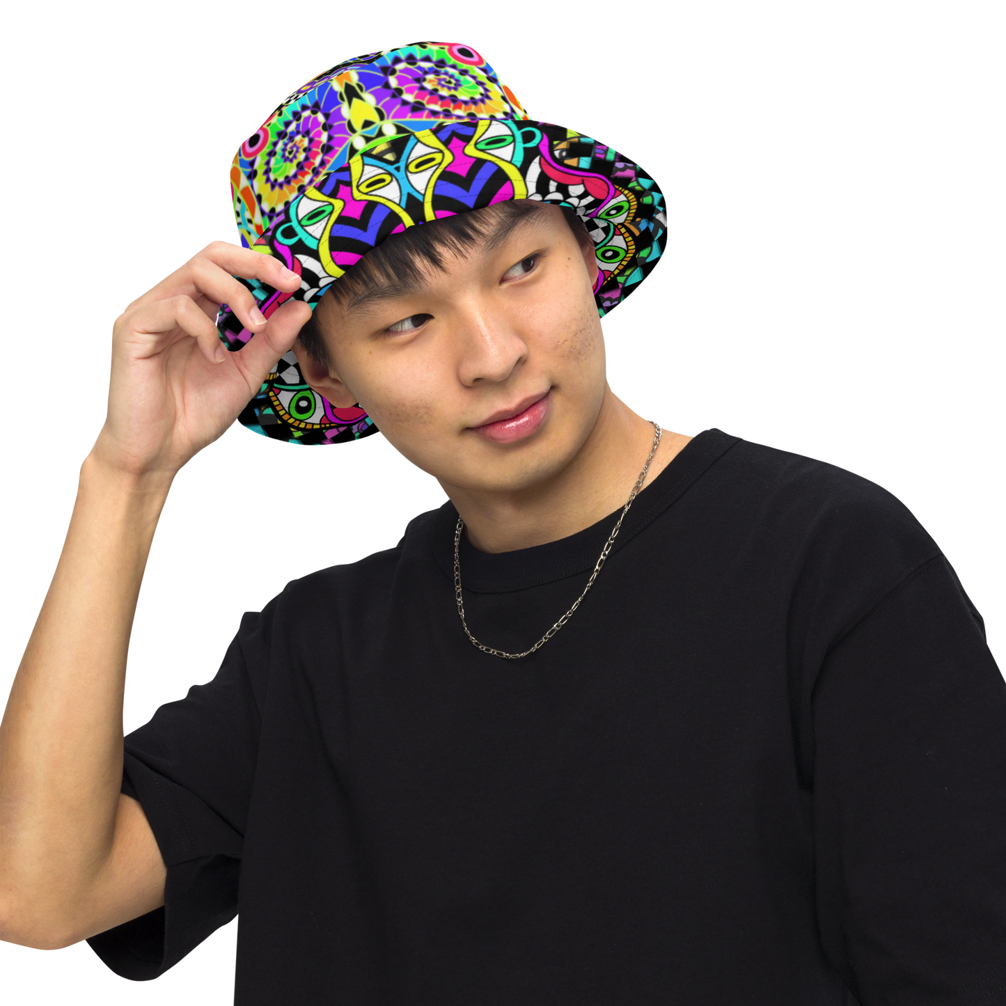 Reversible Notos / Azie bucket hat