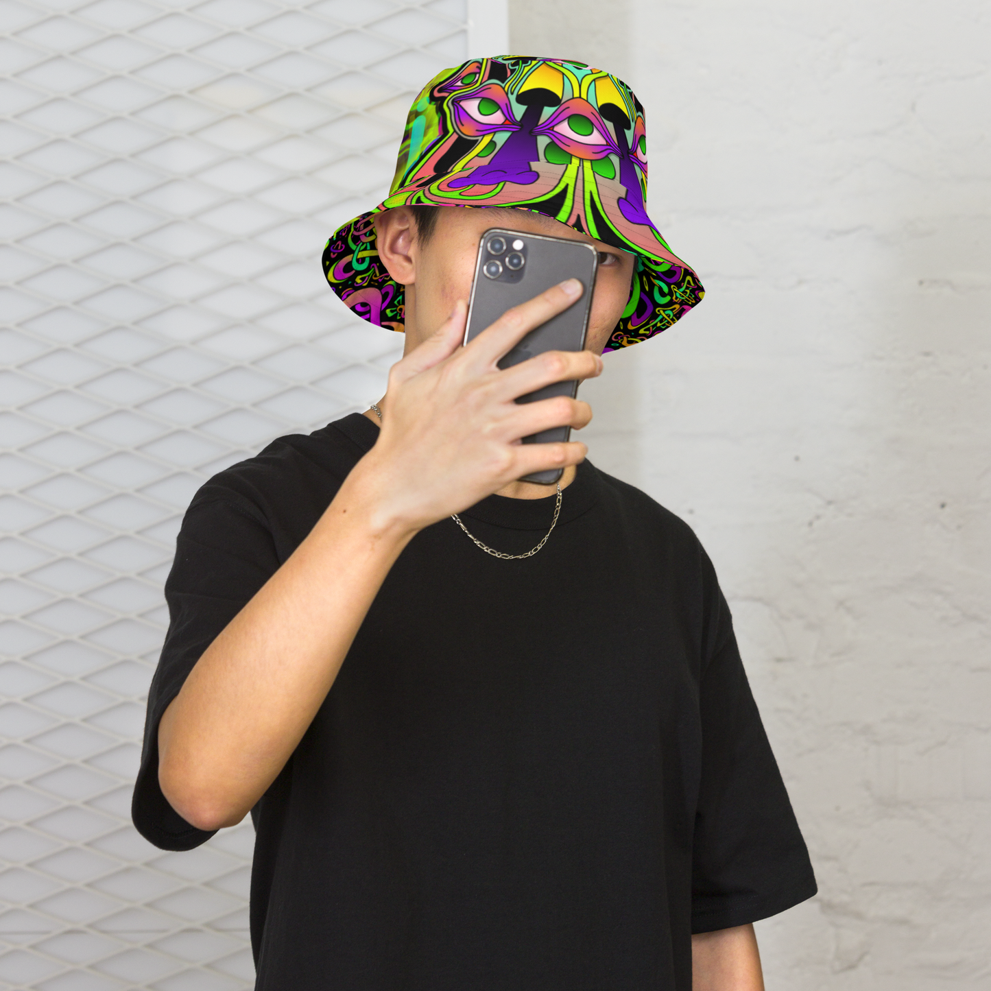 ELECTRIC LOTUS: Gobleki / Spaghett Reversible Bucket Hat