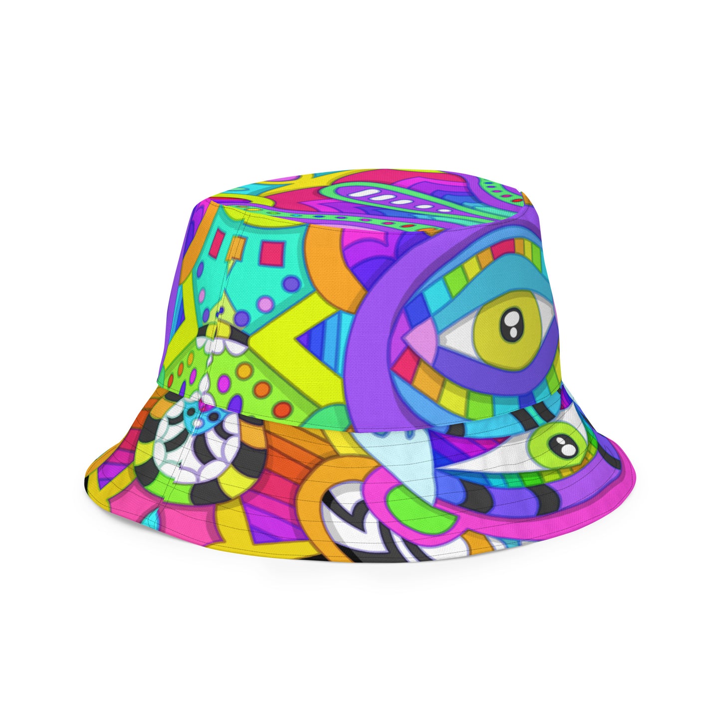 Yatuk / Blobular 01 Reversible bucket hat 〠