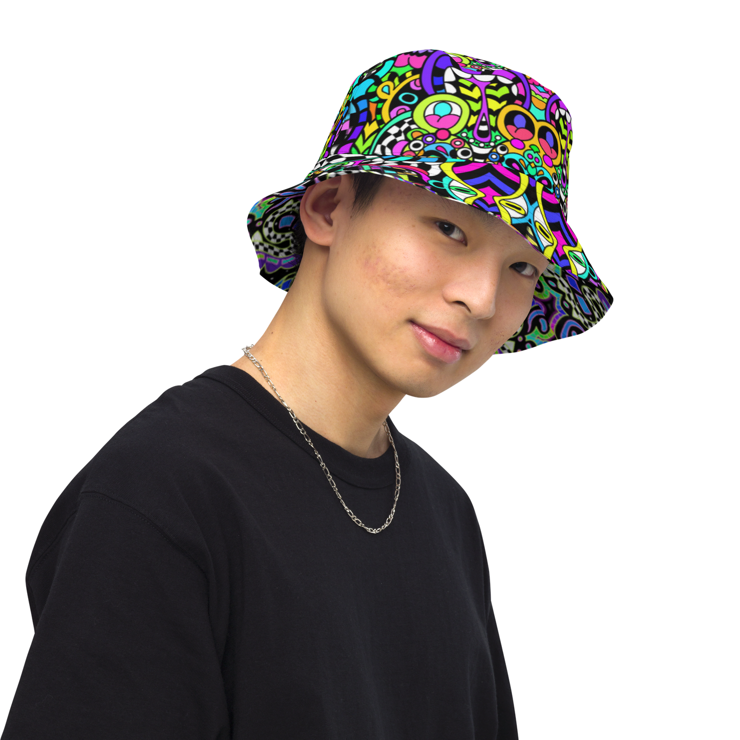Reversible Notos / Azie bucket hat