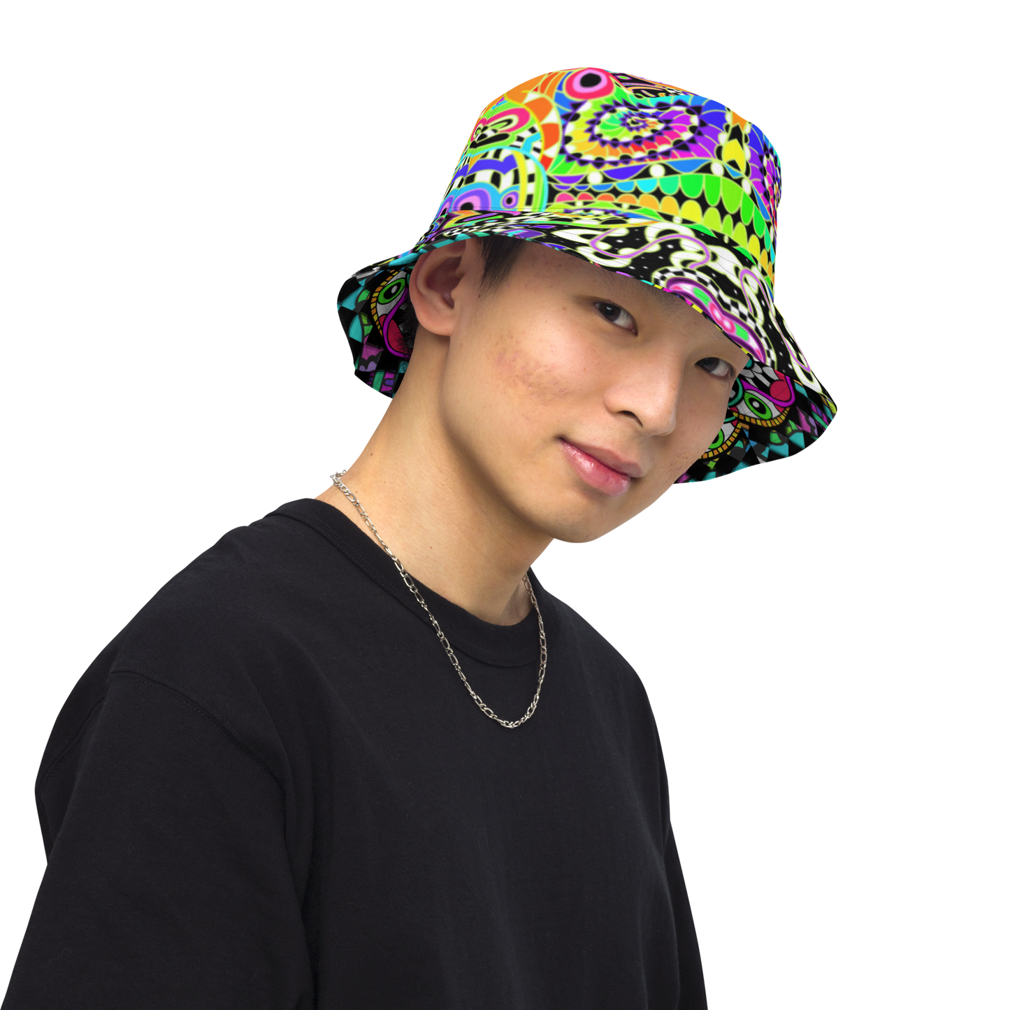 Reversible Notos / Azie bucket hat
