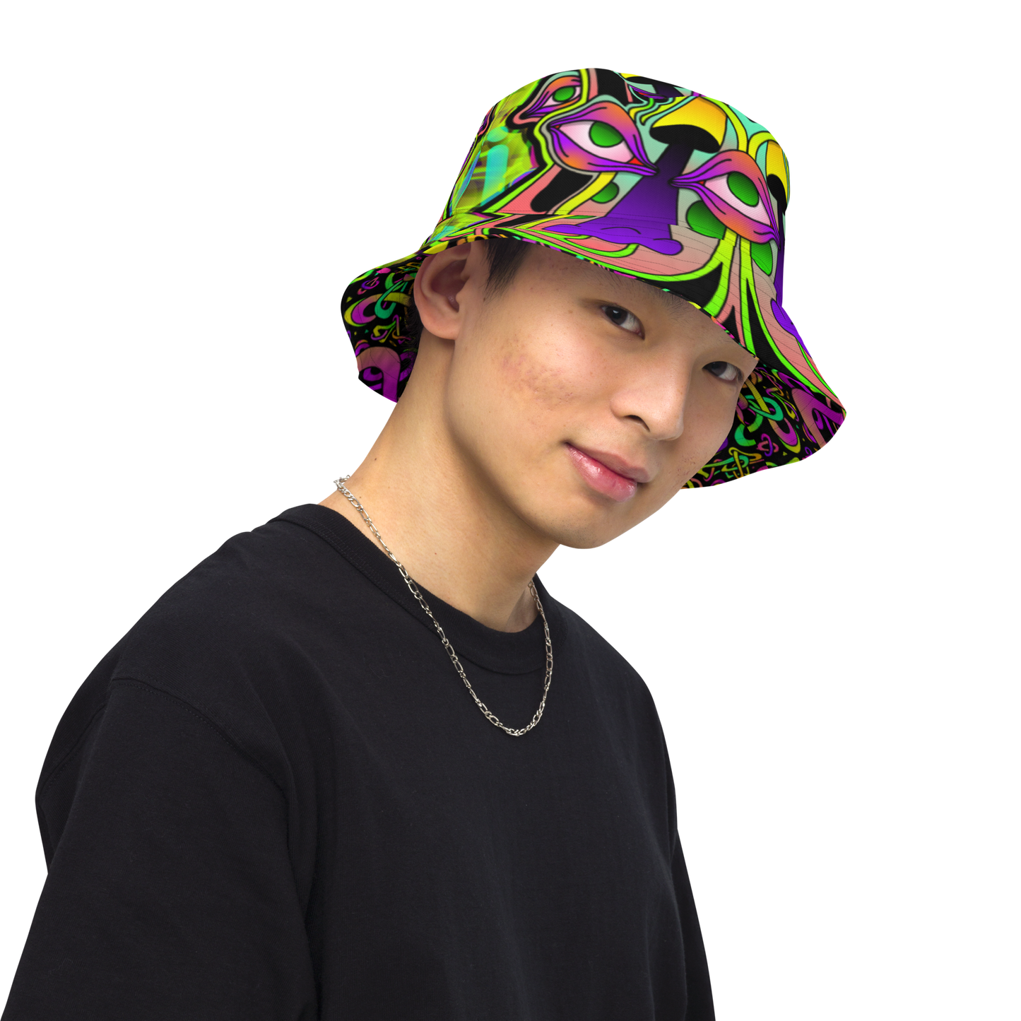 ELECTRIC LOTUS: Gobleki / Spaghett Reversible Bucket Hat