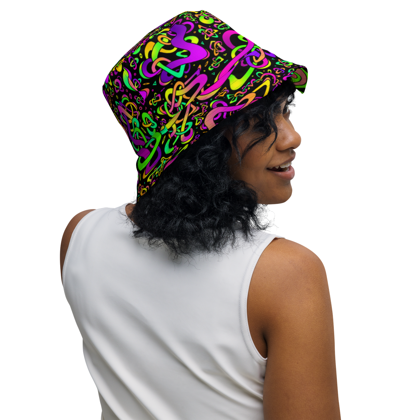 ELECTRIC LOTUS: Gobleki / Spaghett Reversible Bucket Hat