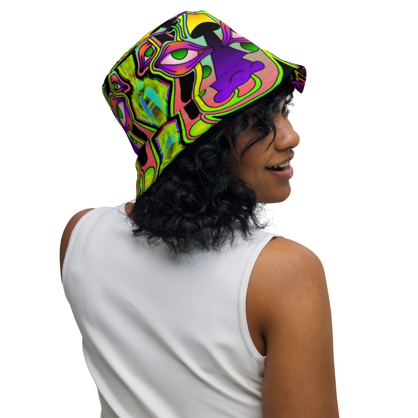 ELECTRIC LOTUS: Gobleki / Spaghett Reversible Bucket Hat