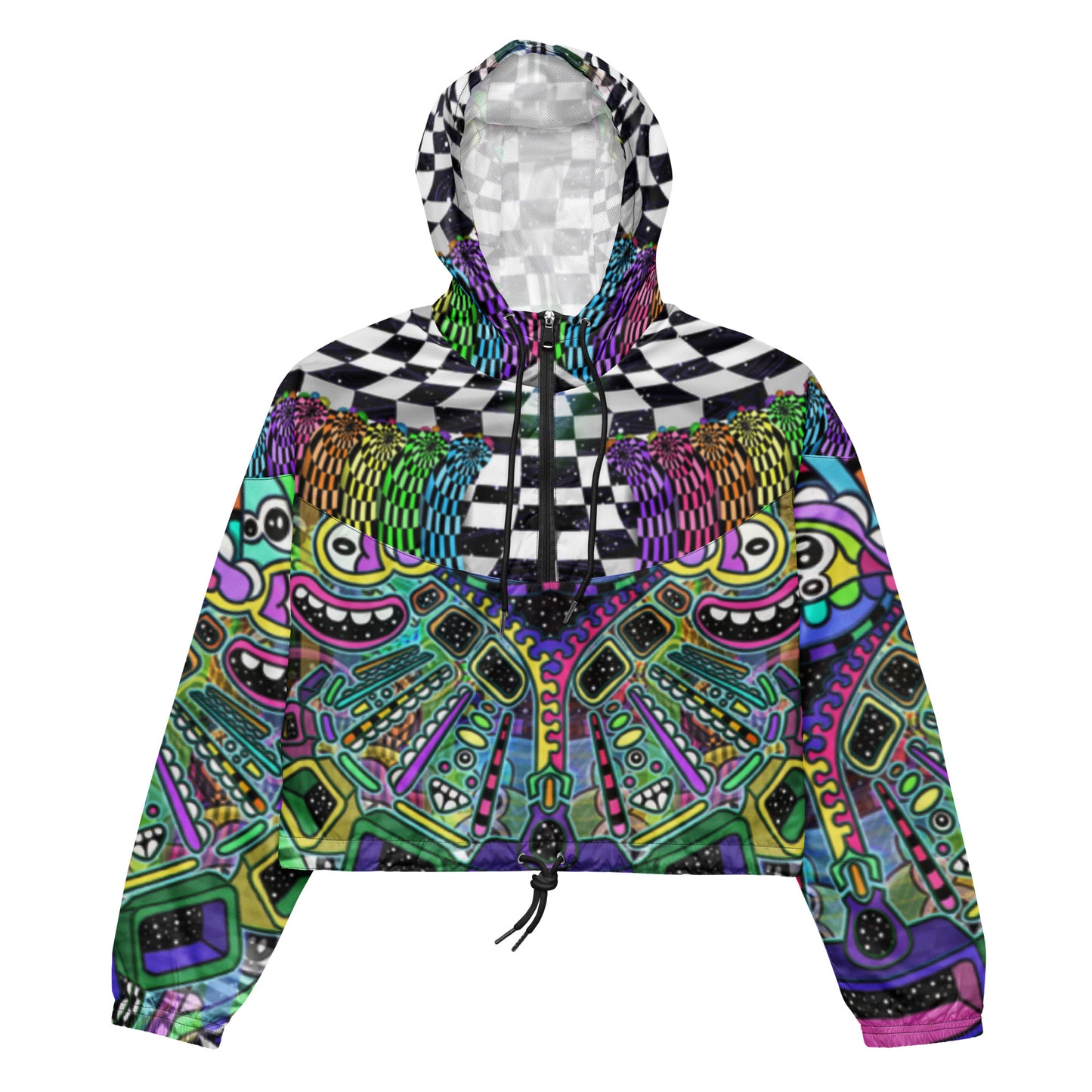 Zipnar's cropped windbreaker 〠