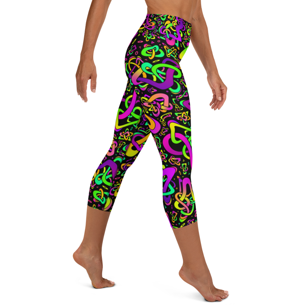 ELECTRIC LOTUS: Spaghett Yoga Capri Leggings