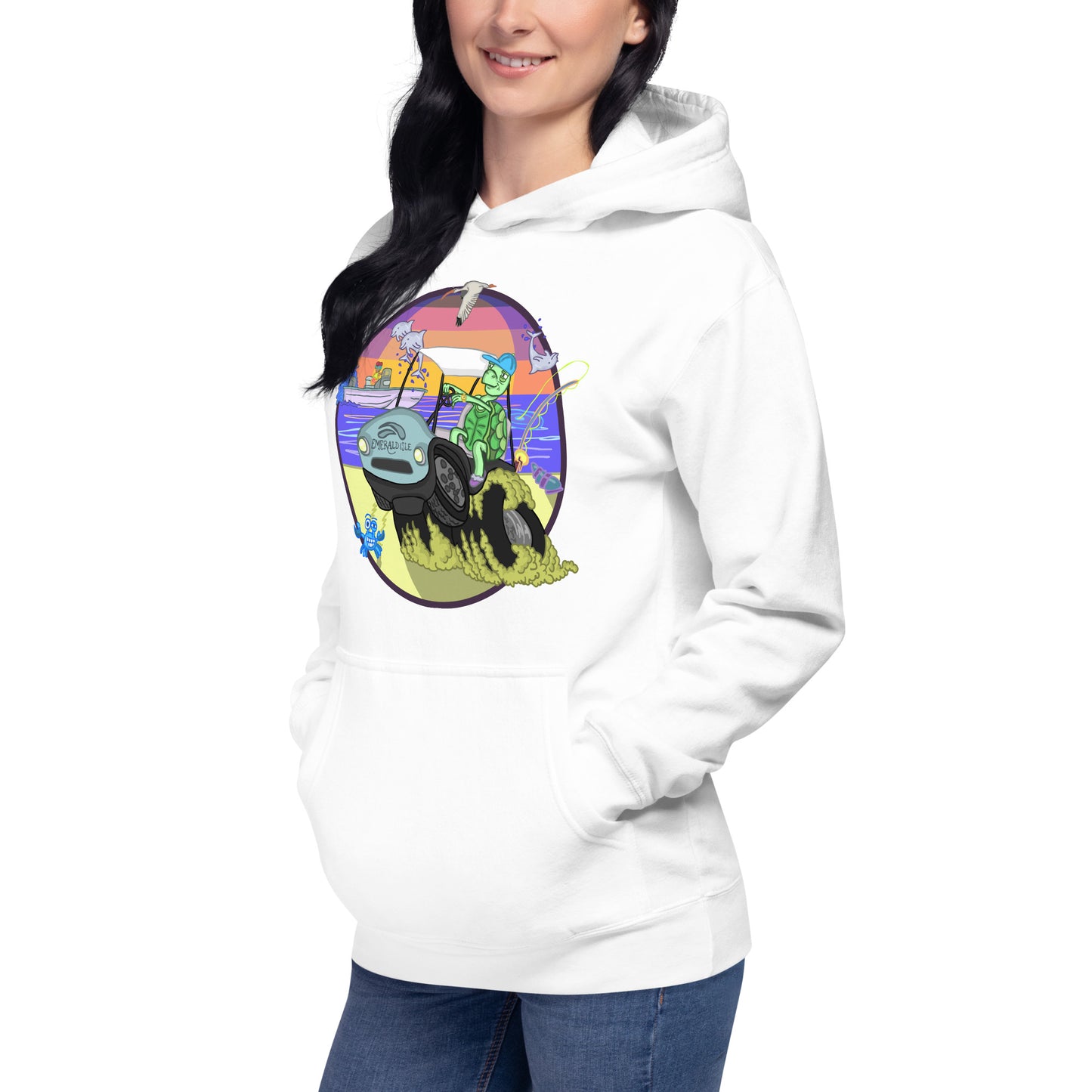 Golfcartin' Turtle Hoodie