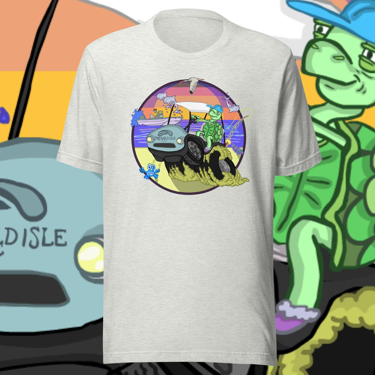 Golfcartin' Turtle Tee (XS, XXL)