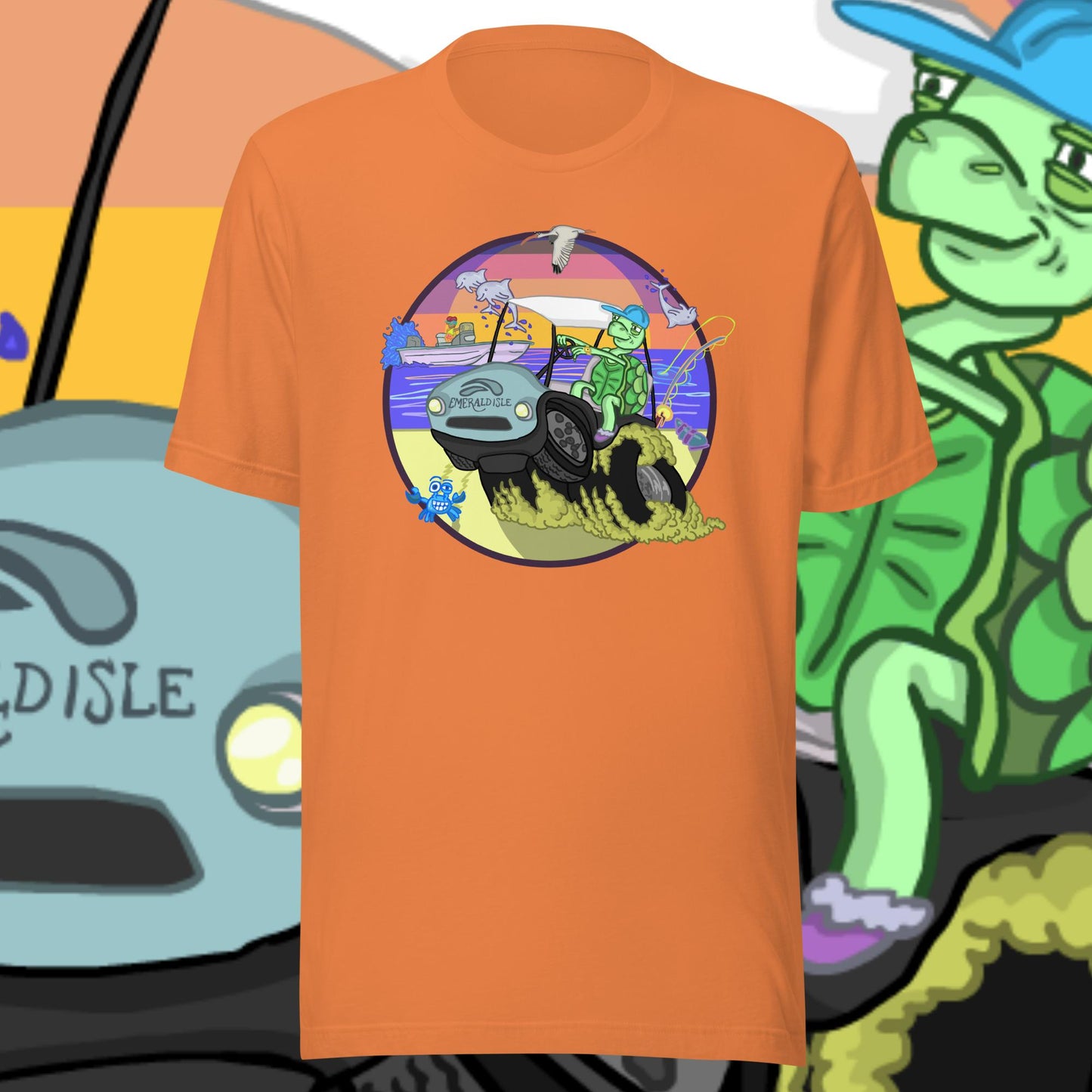 Golfcartin' Turtle Tee (XS, XXL)