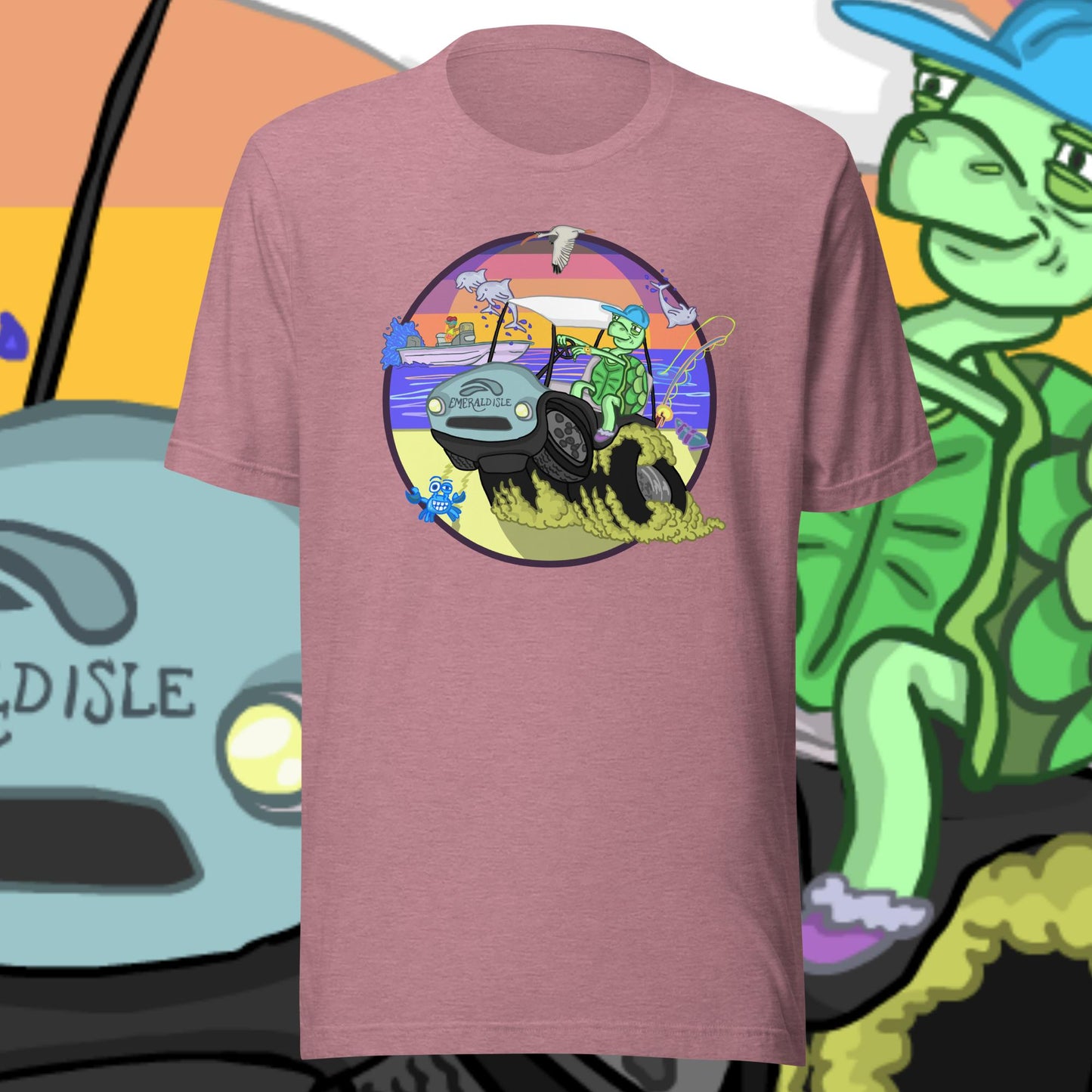 Golfcartin' Turtle Tee (XS, XXL)