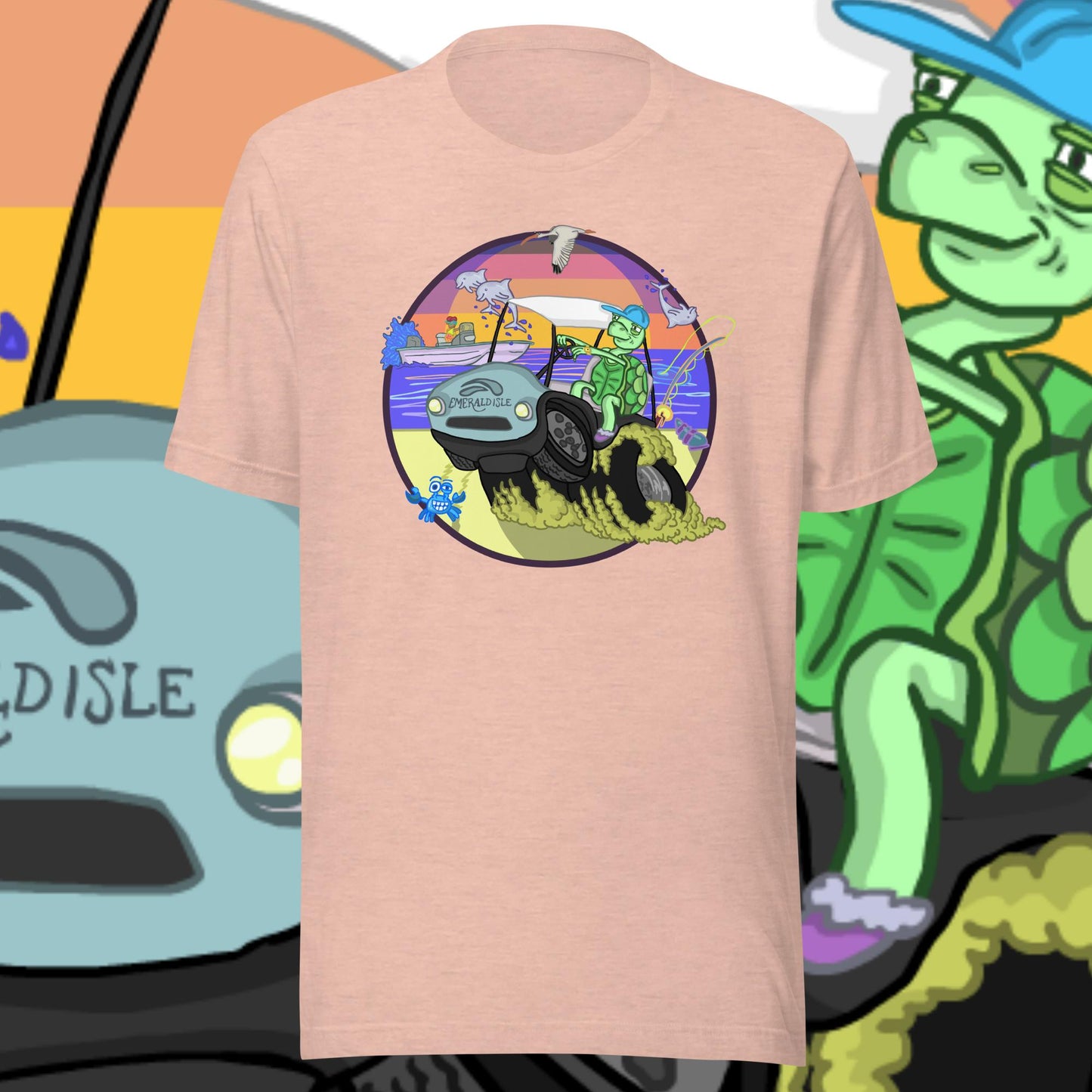 Golfcartin' Turtle Tee (XS, XXL)