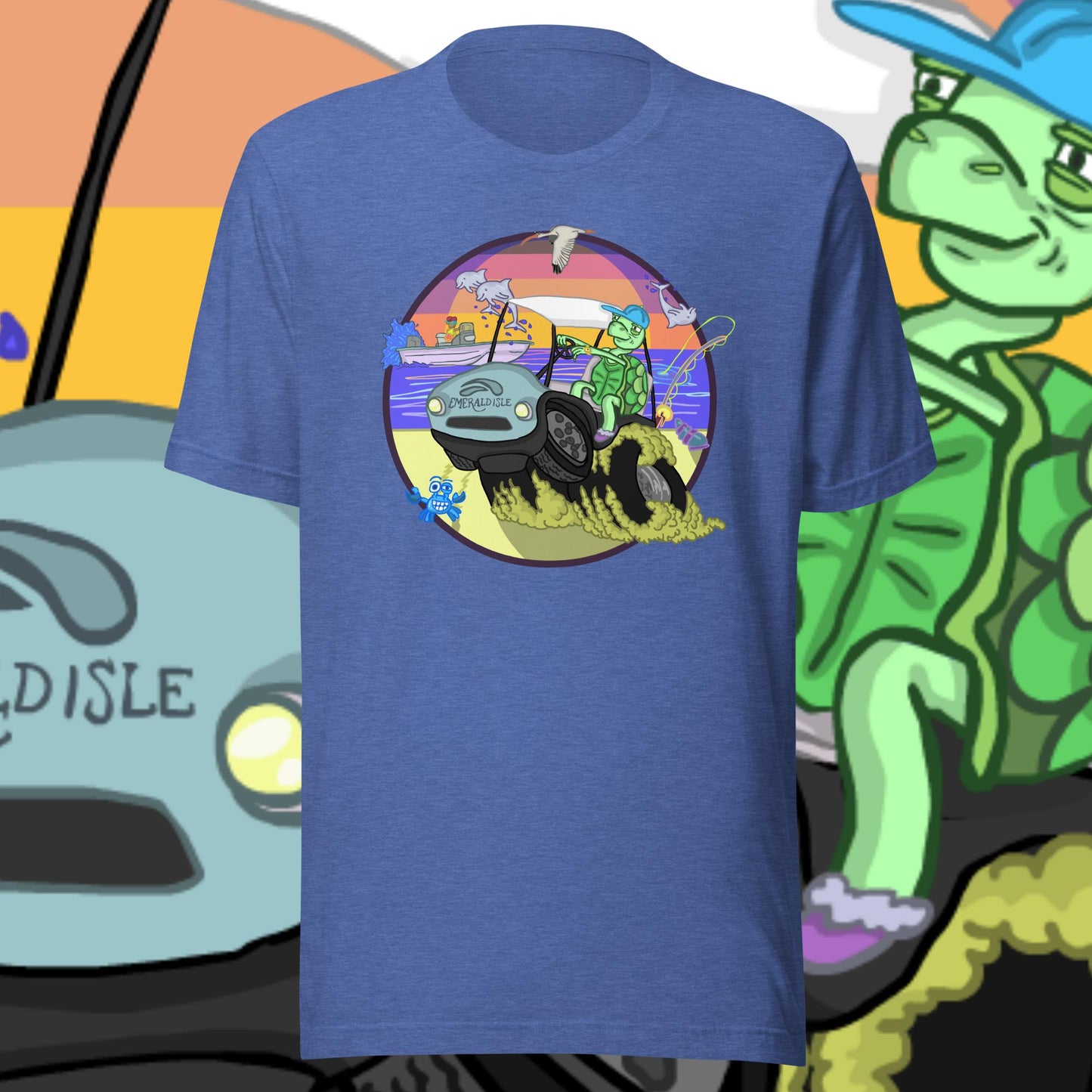 Golfcartin' Turtle Tee (XS, XXL)