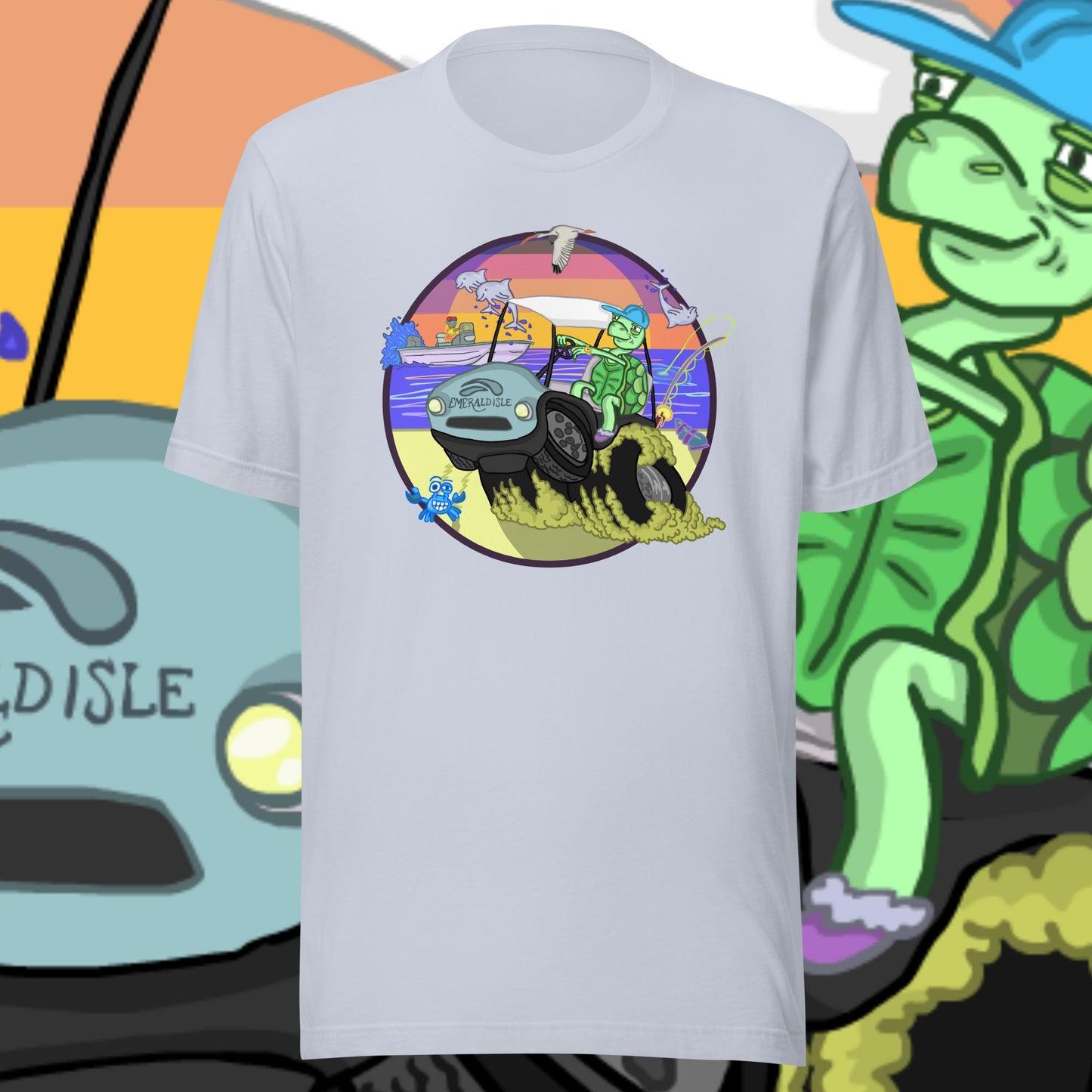 Golfcartin' Turtle Tee (XS, XXL)