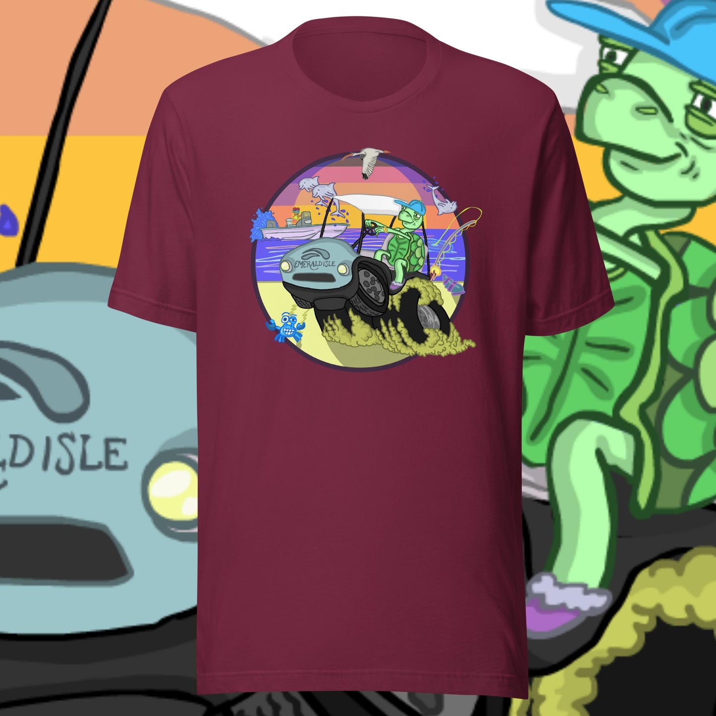 Golfcartin' Turtle Tee (XS, XXL)