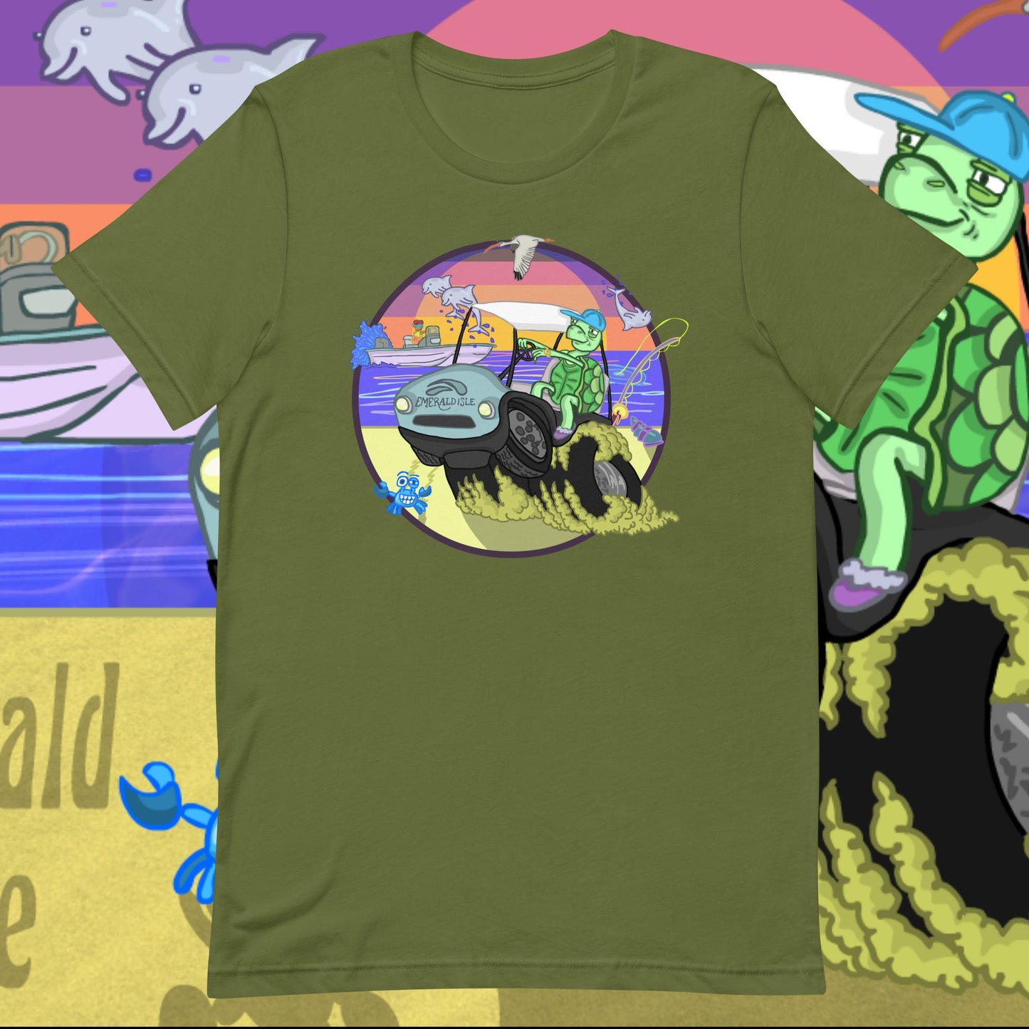 Golfcartin' TurtleTee (SM, MD)