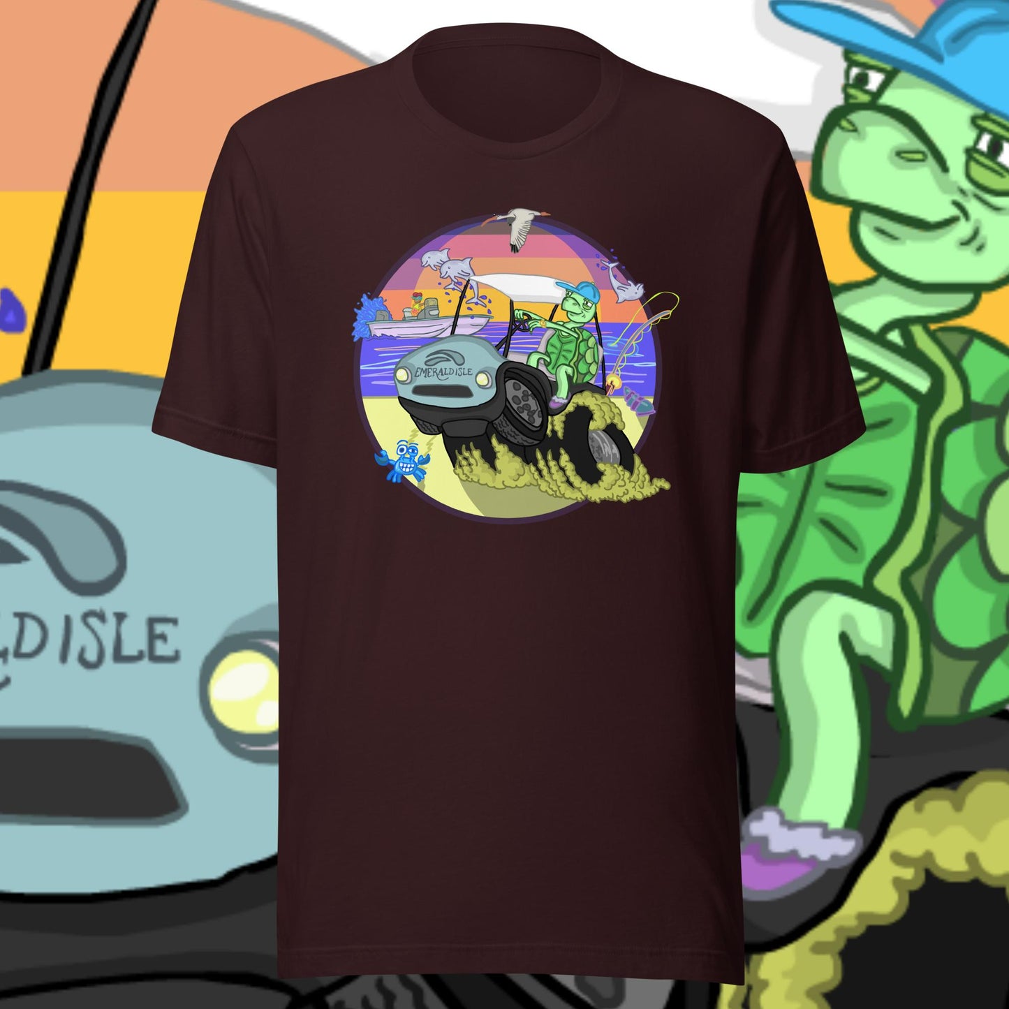 Golfcartin' Turtle Tee (XS, XXL)