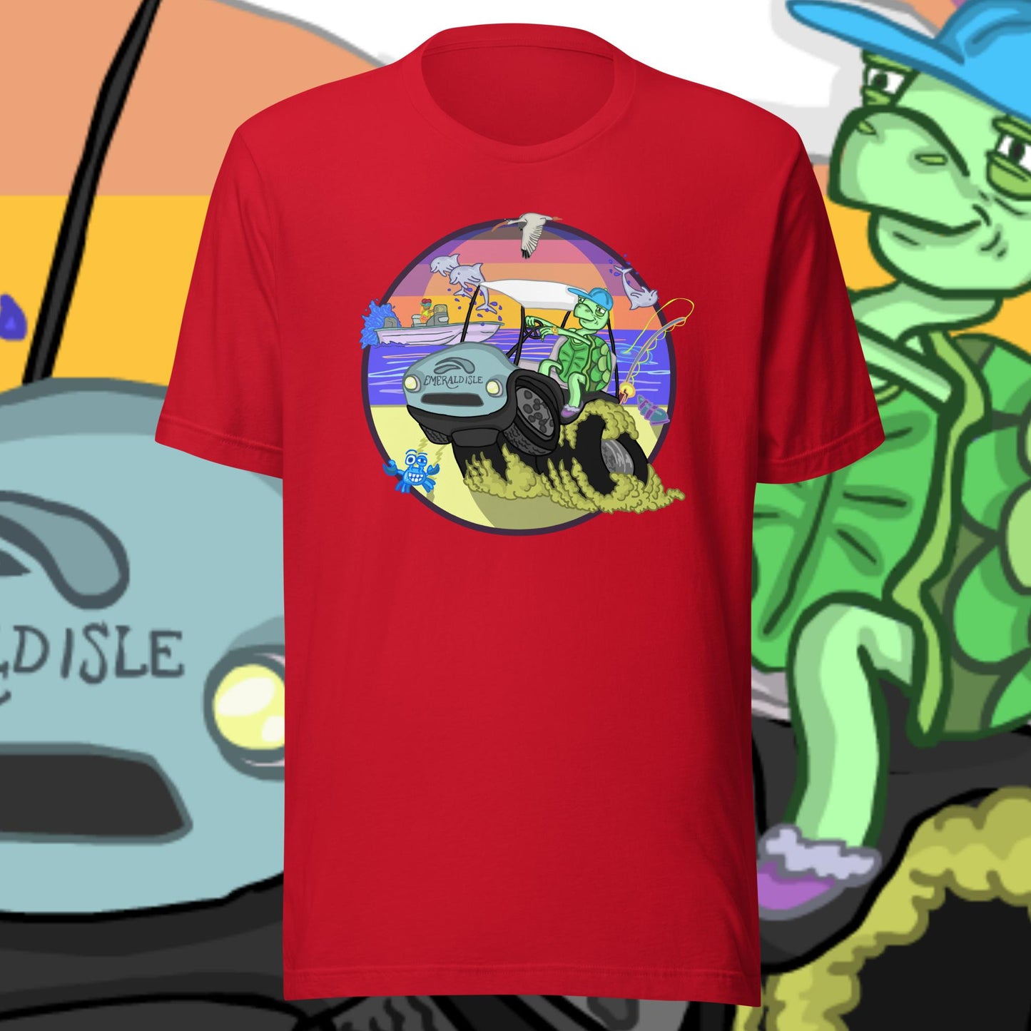 Golfcartin' Turtle Tee (XS, XXL)