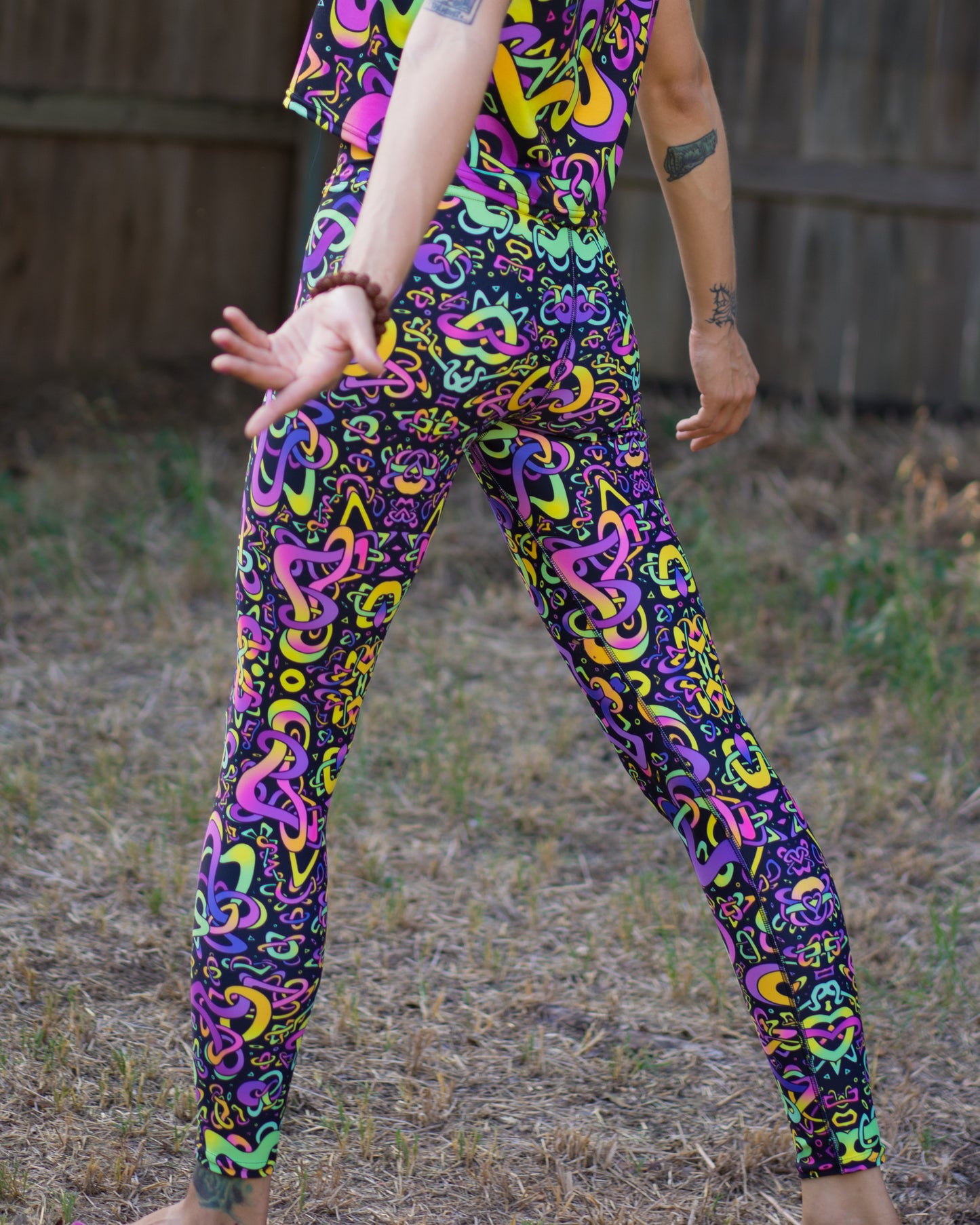 ELECTRIC LOTUS: Spaghett Mirror Leggings