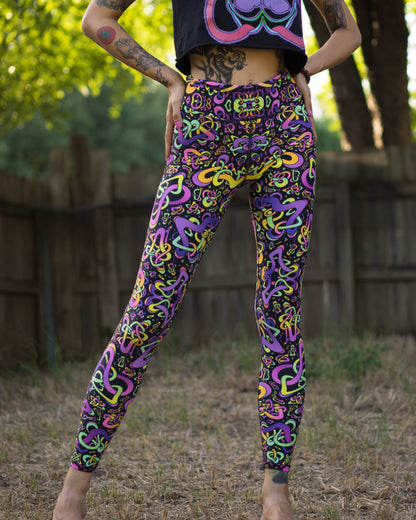 ELECTRIC LOTUS: Spaghett Mirror Leggings