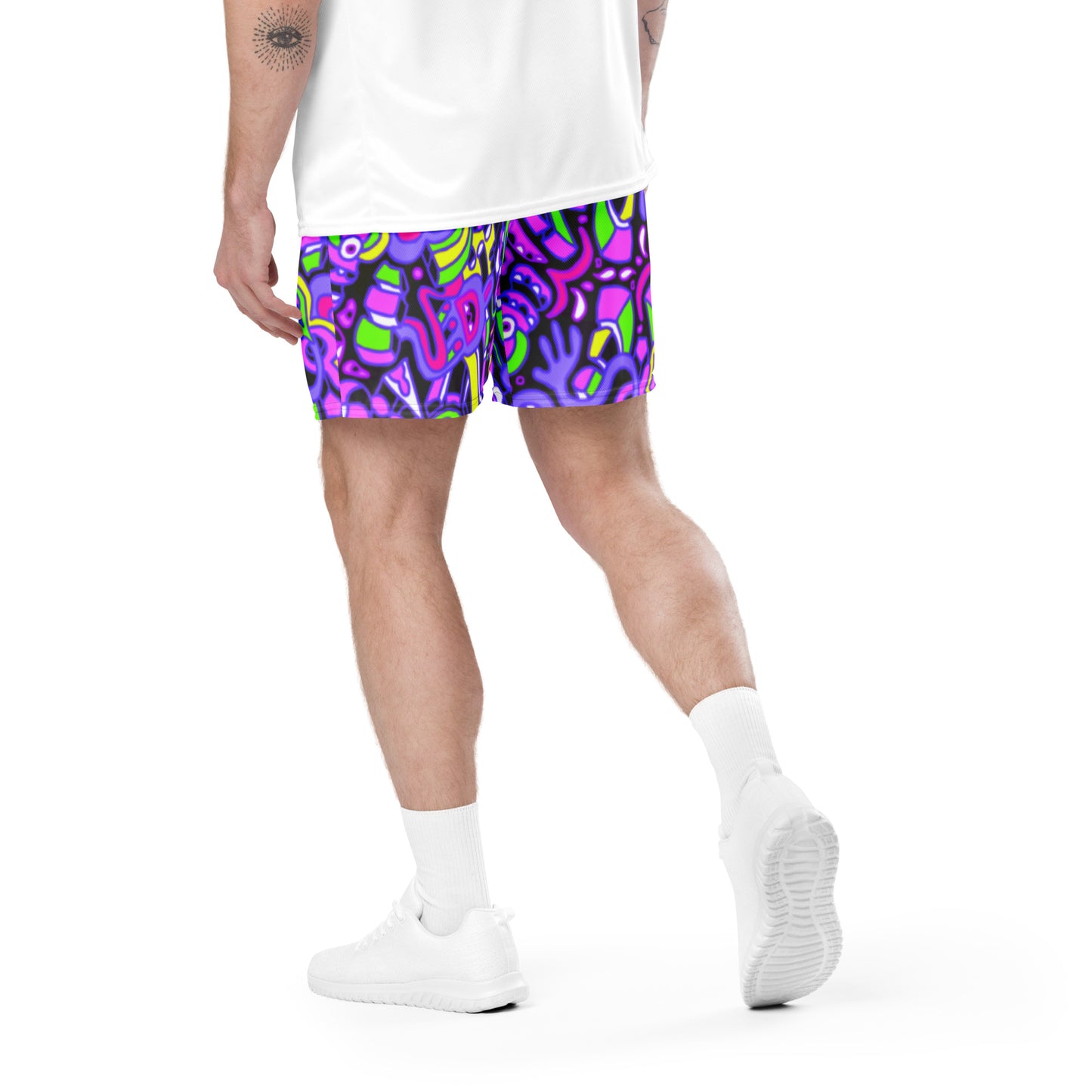 Blobular01 Unisex mesh shorts 〠