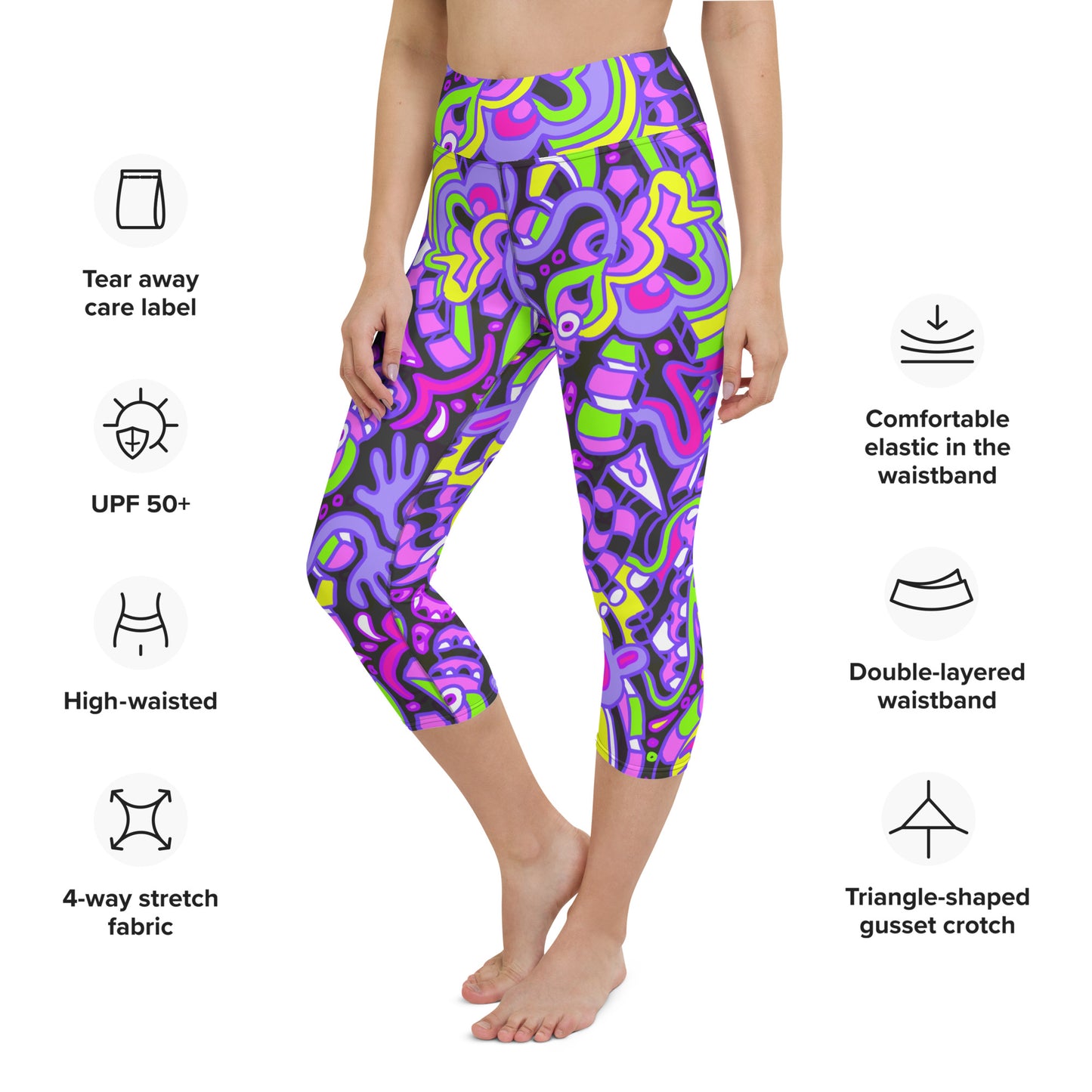 Blobular 01 Capri Leggings 〠