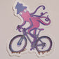 Squid Cross Vinyl Sticker