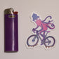 Squid Cross Vinyl Sticker
